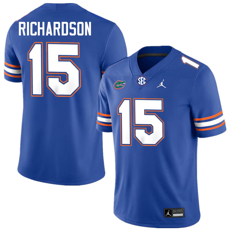 Anthony Richardson Florida Jersey,Florida Gators #15 Anthony Richardson Jersey Youth Uniforms-Royal